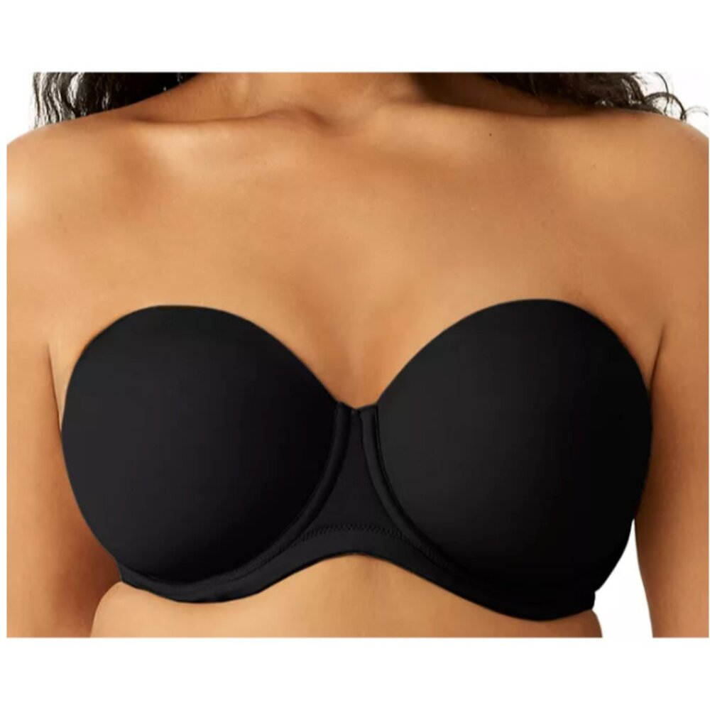 WACOAL Red Carpet Full Figure Underwire Strapless Bra 854119 BLACK 36I